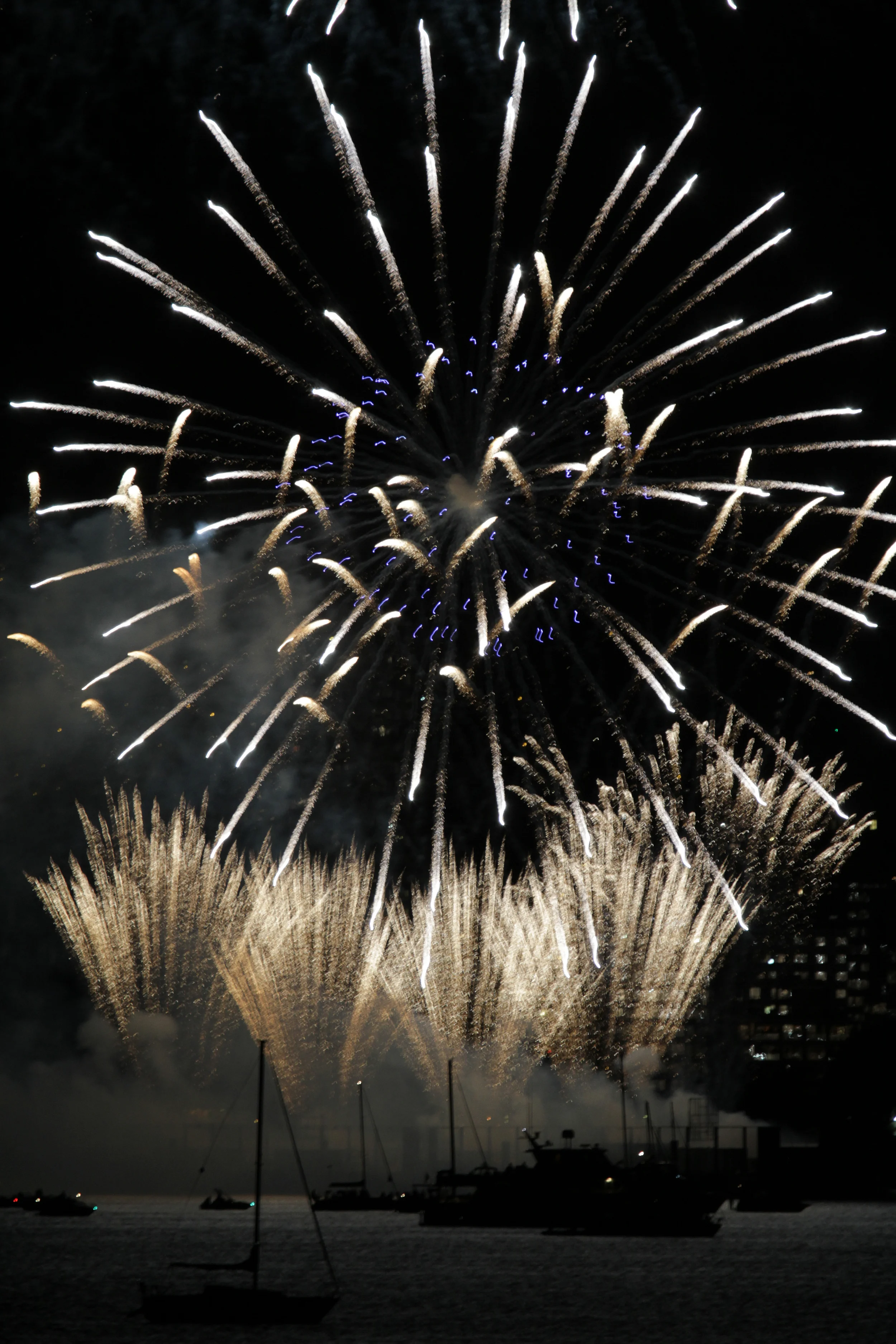 Fireworks out on English Bay