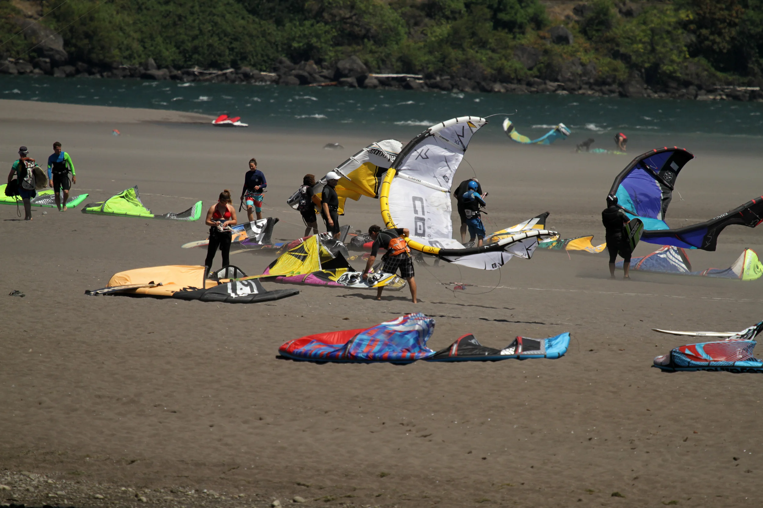 Launching At The Spit