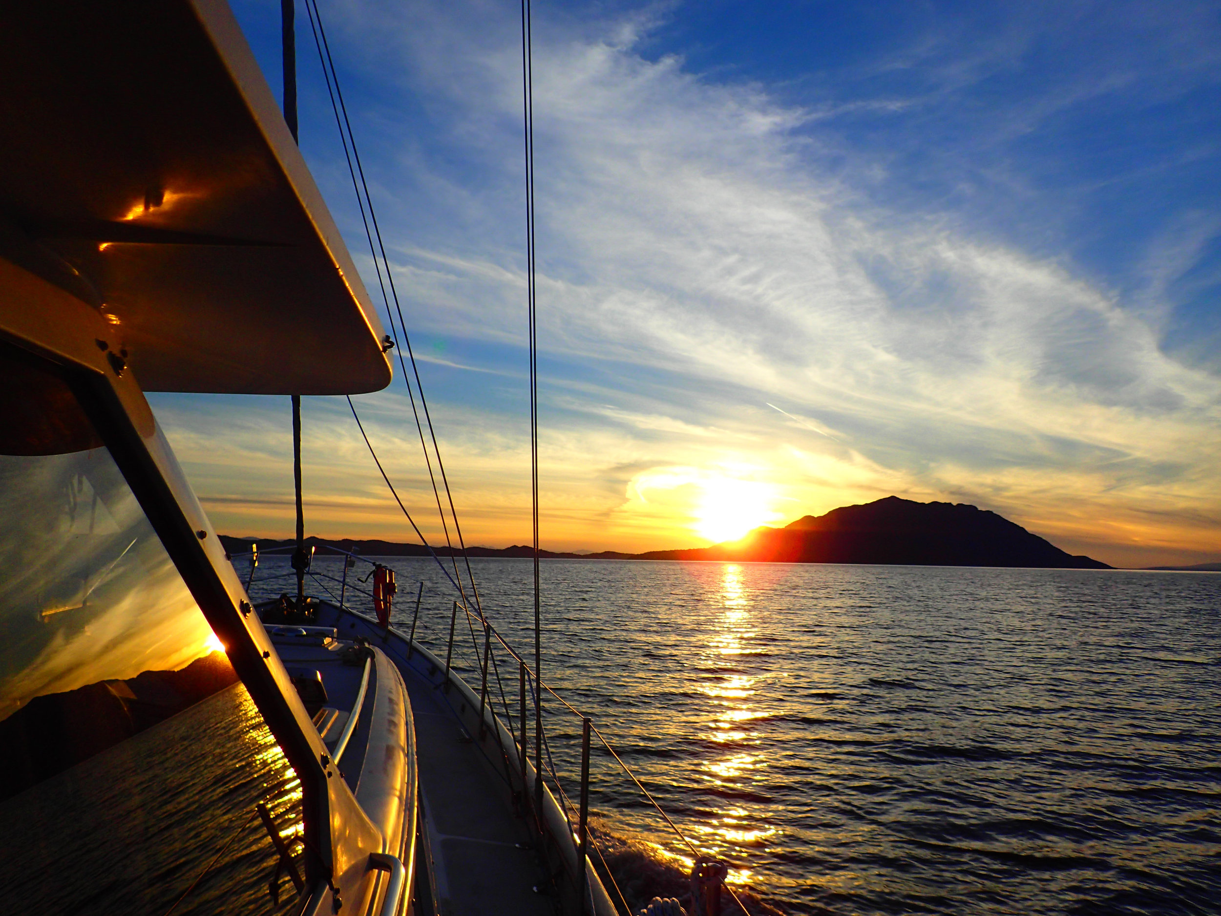 Into the sunset