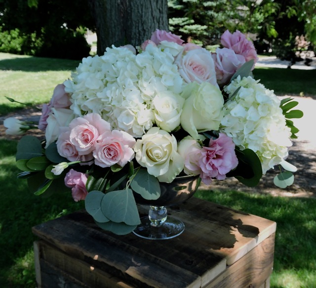 The signing table arrangement that was later moved to the head table. Thanks to my cousin David for this image!
