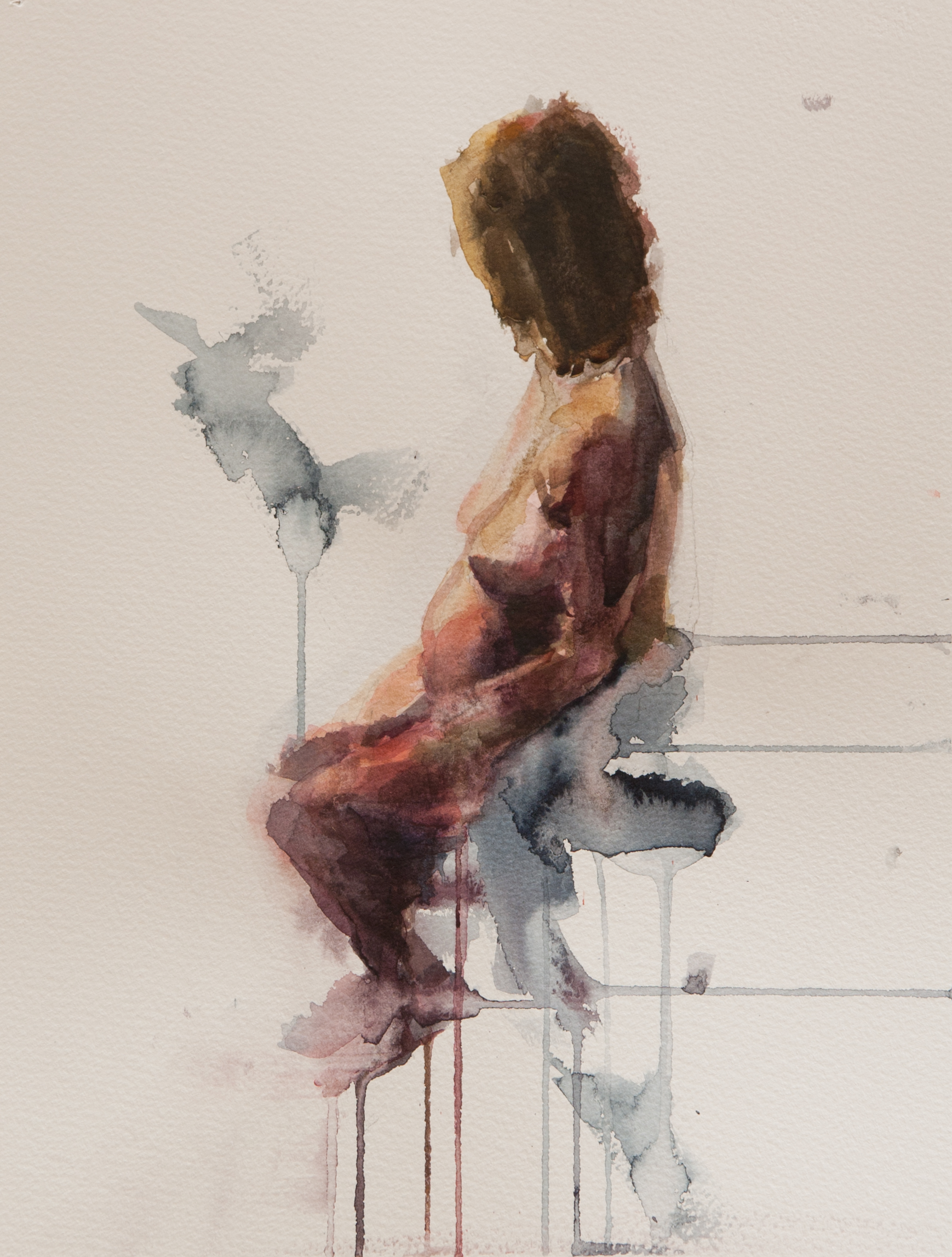Figure Study Pregnant Model