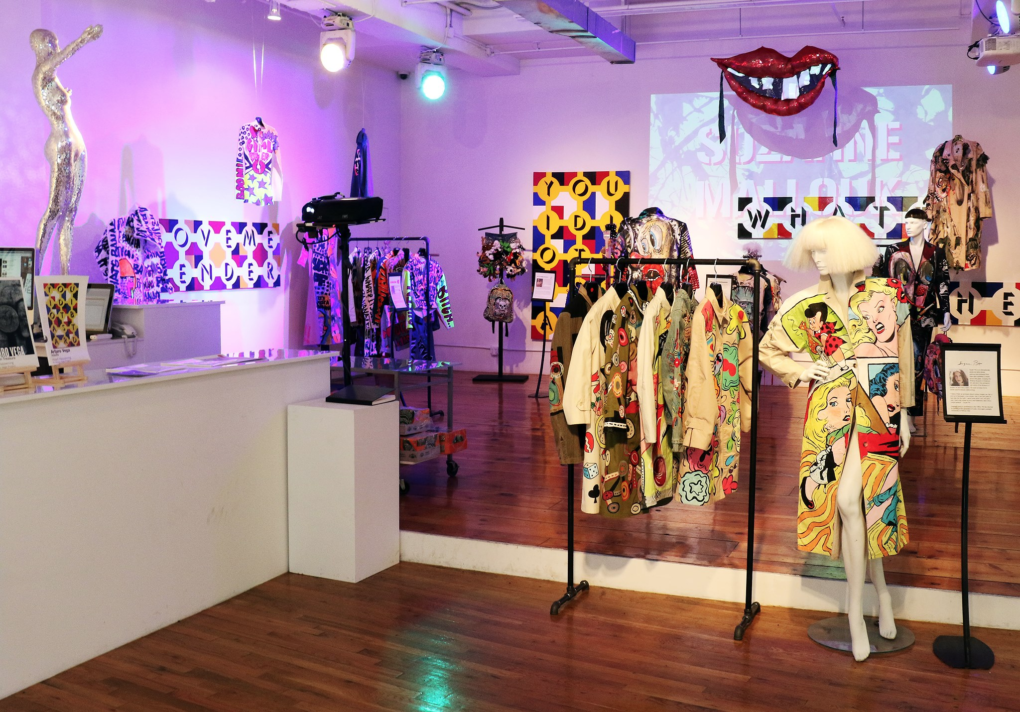 Patricia Field Art/Fashion Exhibition at Howl! Happening