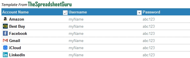 Password Excel Template from images.squarespace-cdn.com