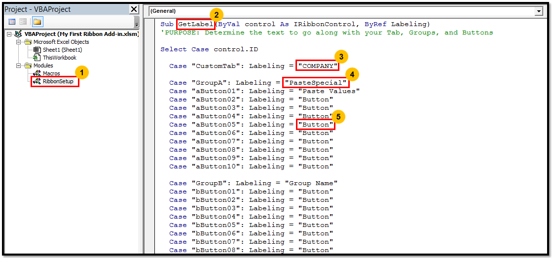 StepByStep Create Your First Excel Ribbon Addin (Easily!)