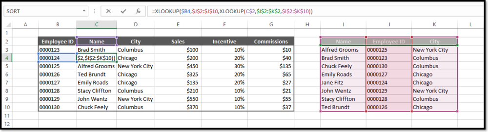 How To Use A Double Xlookup Formula Thespreadsheetguru