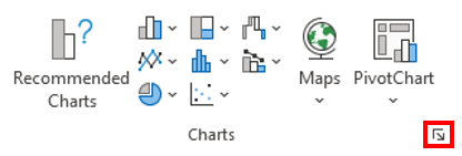 Insert Chart in Excel