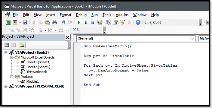How To Use A VBA Macro You Found On The Internet