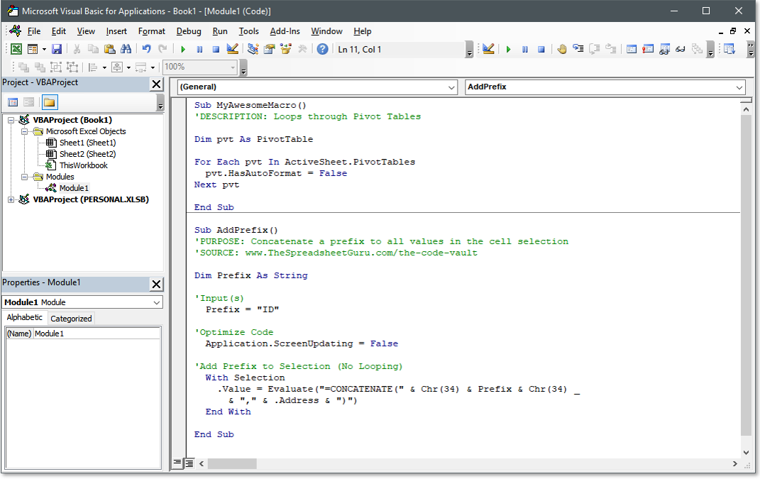 How To Use A VBA Macro You Found On The Internet — The Spreadsheet Guru