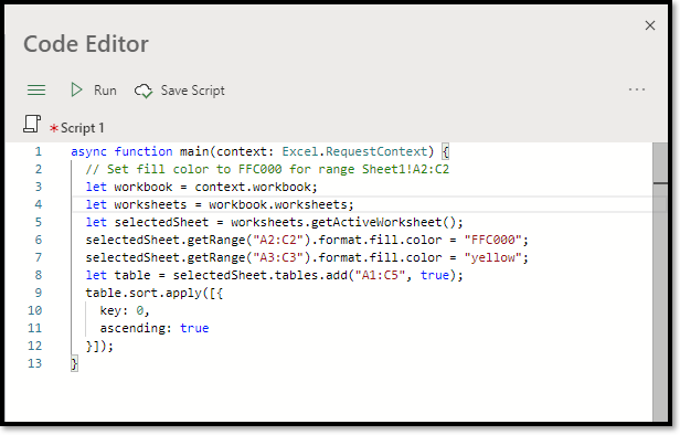 excel automate office scripts javascript (typescript)... Share Office Scripts With Excel – GQNFRO
