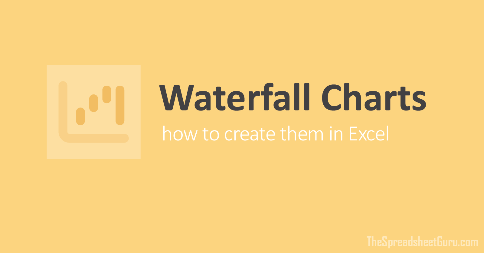 How To Build Waterfall (Bridge) Charts In Excel