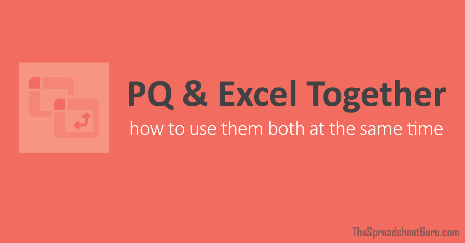Use Power Query and Excel At The Same Time