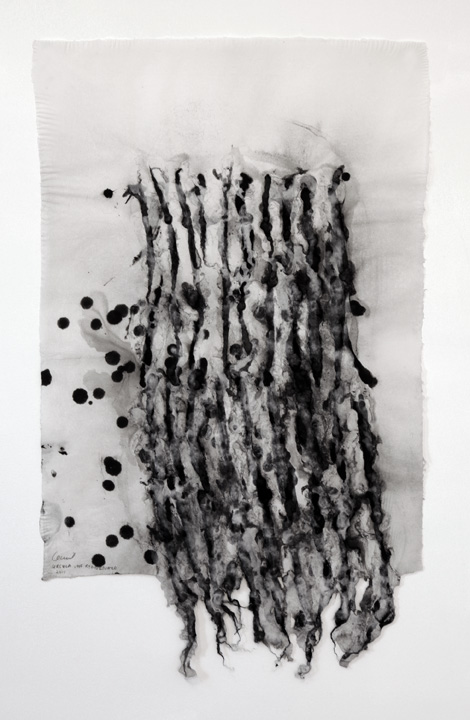 URSULA VON RYDINGSVARD Constellation WORK ON PAPER Handmade pulp paper 36.00 x 23.00 in 91.4 x 58.4 cm Unique Work Signed by the artist