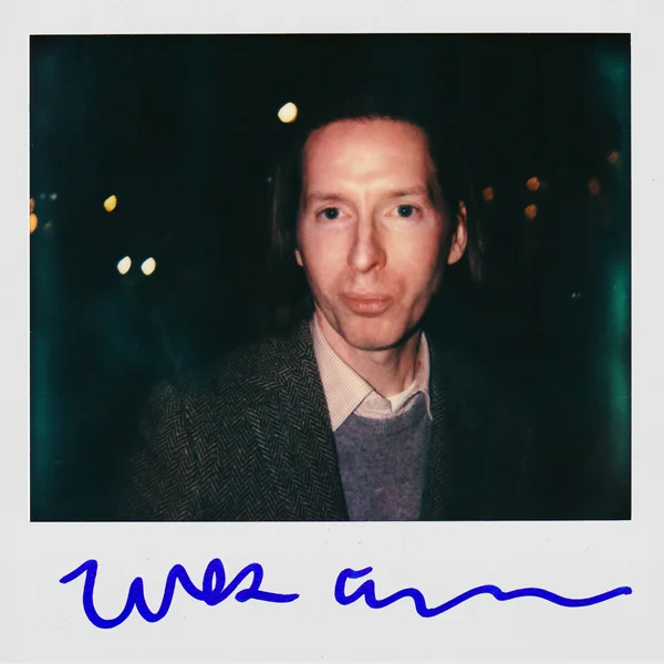 Polaroid of Wes Anderson by Portroids .