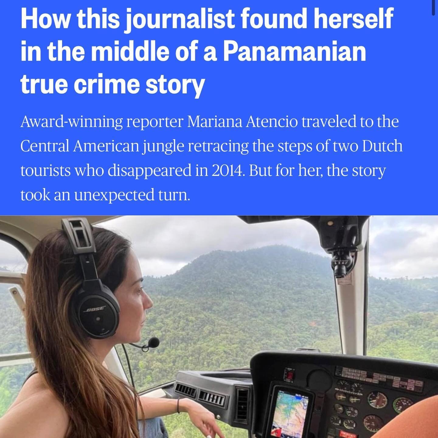 &ldquo;Lost Girl&rdquo;: How I found myself in the middle of a Panamanian true crime story. 

My priorities shifted during this investigation. I reconnected to the struggles of everyday people and got back to boots on-the-ground reporting in places f