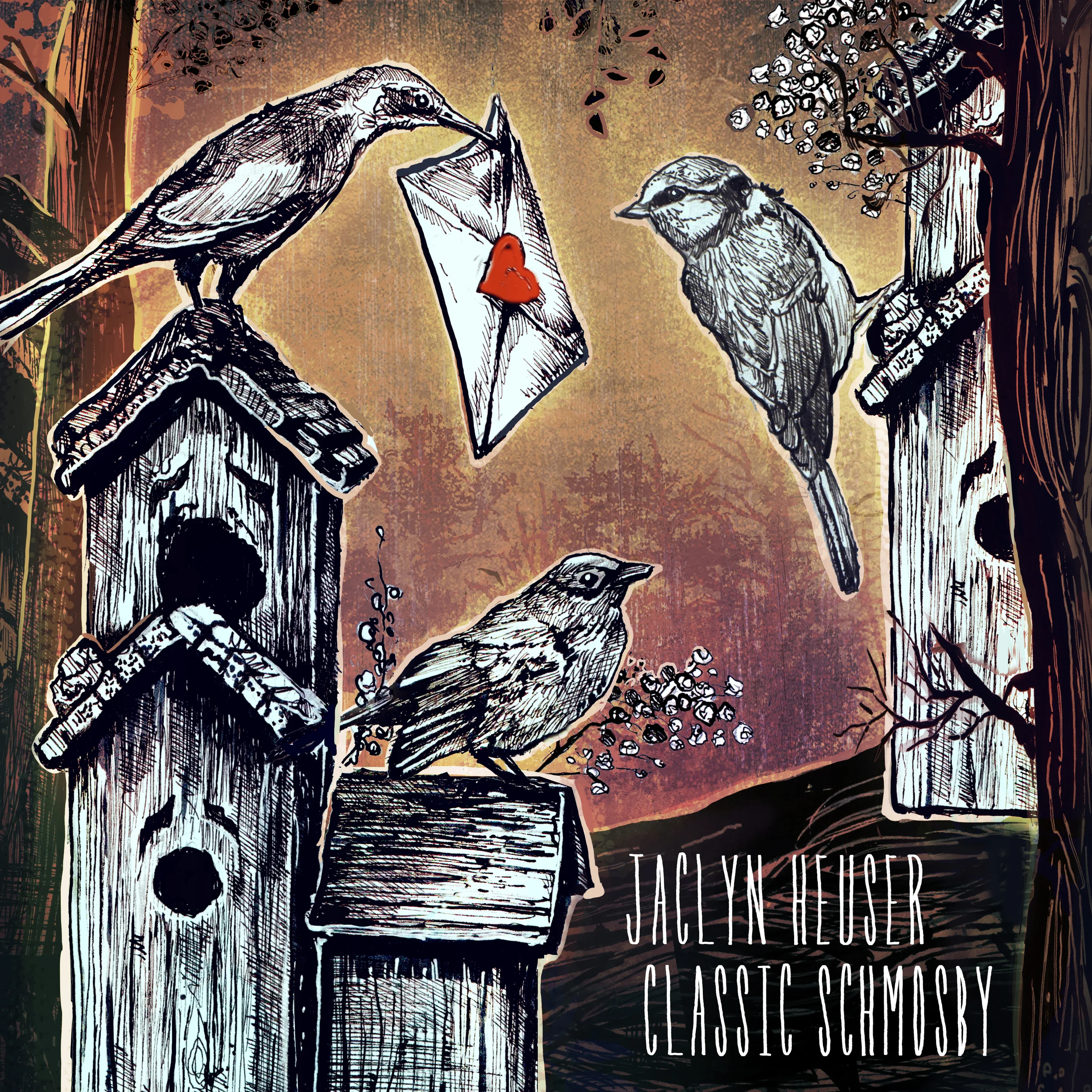Jaclyn Heuser/ Classic Schmosby - Split - Album Illustration (2016) https://jaclynheuser.bandcamp.com/releases