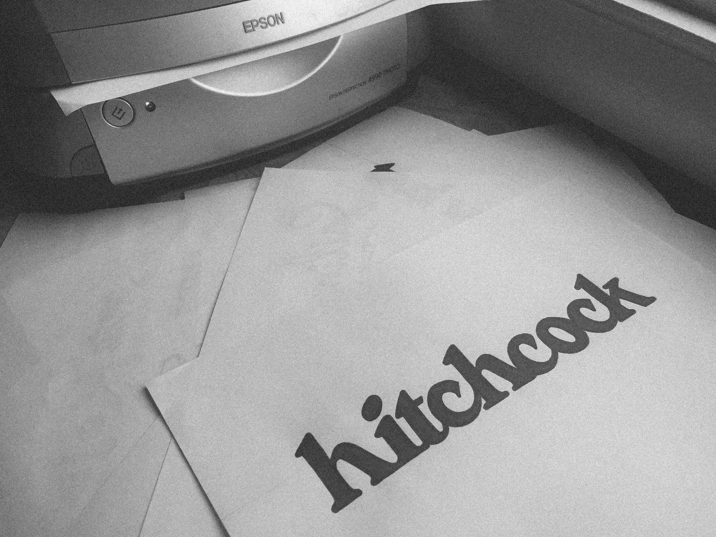 Each logo is hand drawn with pencil, then inked with an eye on proportion and spacing. 