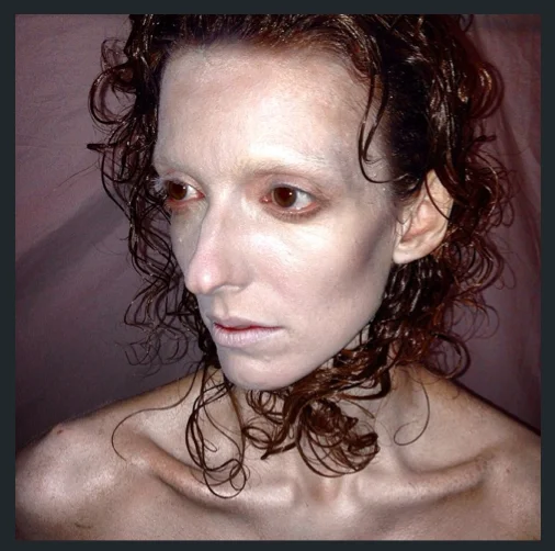  Lizzie and Ann are featured in the forthcoming  Daniel Gomes  directed&nbsp;  WOLVVES video  for " White on White ."&nbsp; ( Fetus Girl makeup and photo by Dani Fonseca ) 