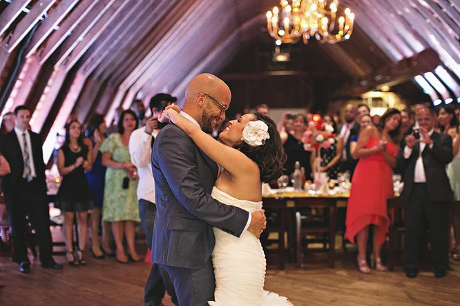 Bride and Groom First Dance Perona Farms