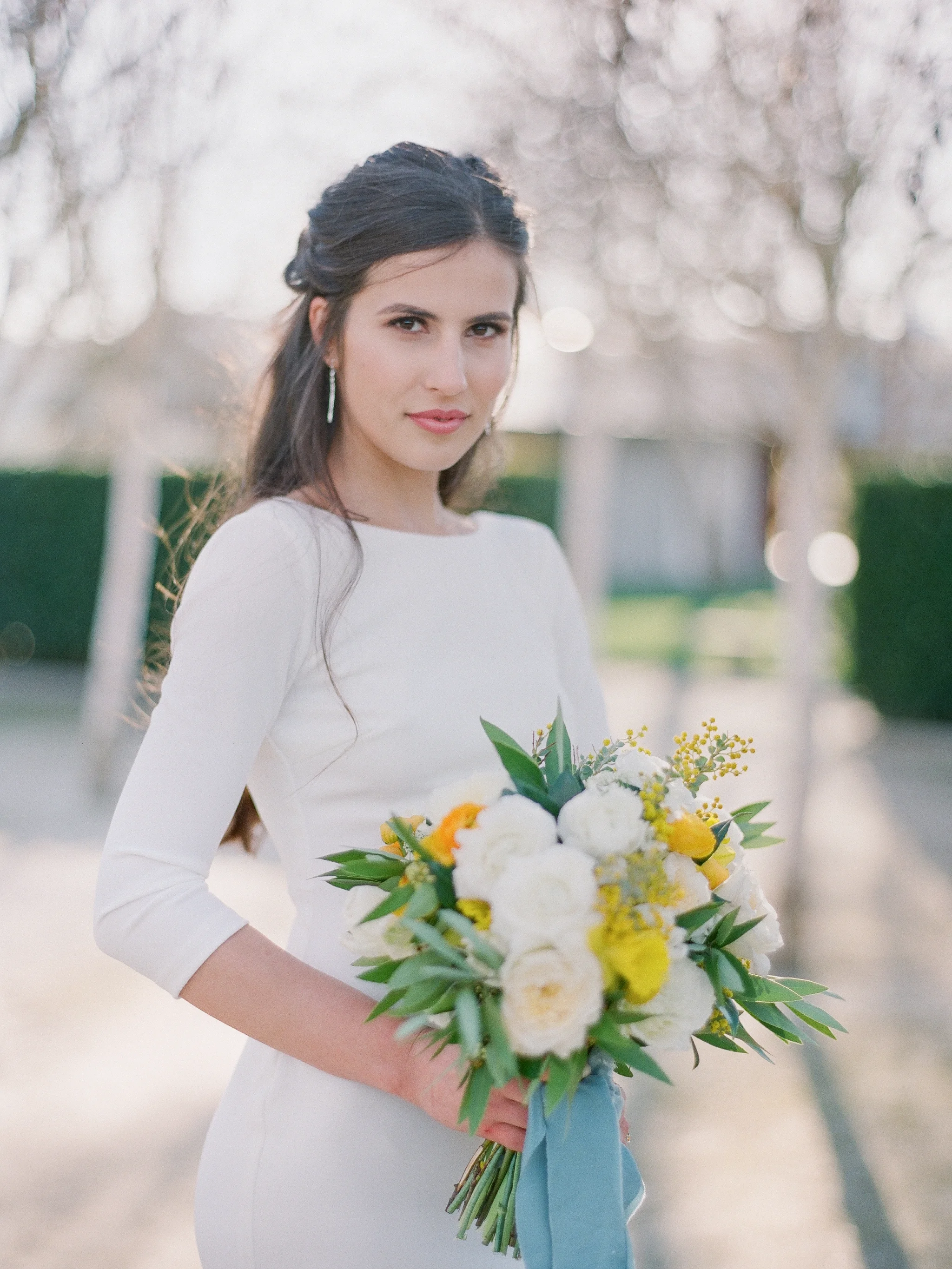 mid century modern bride