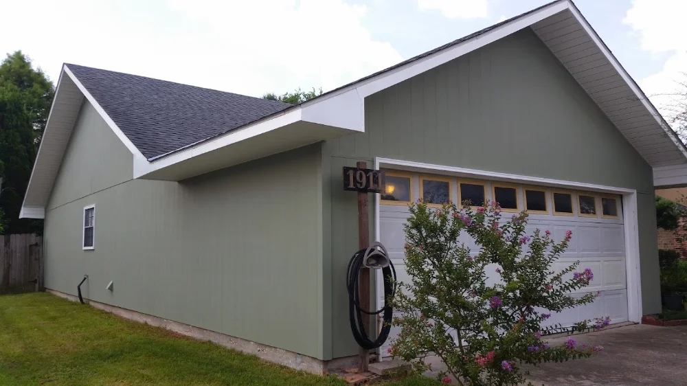 AFTER painting - Exterior hardy board siding