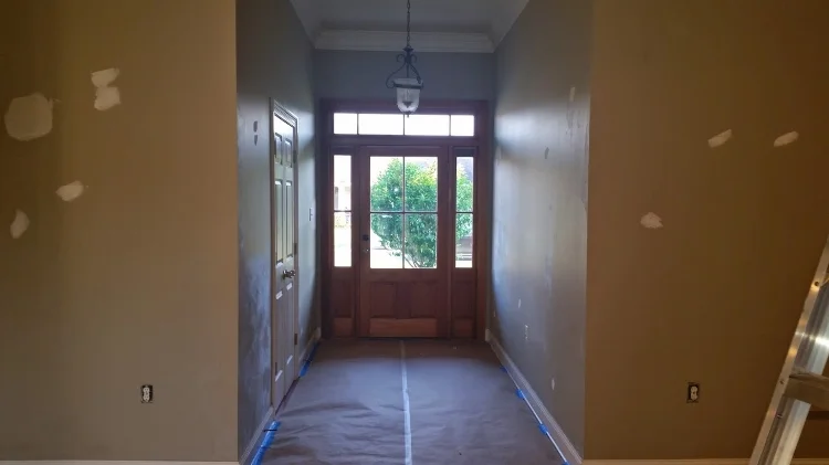 BEFORE Interior Painting
