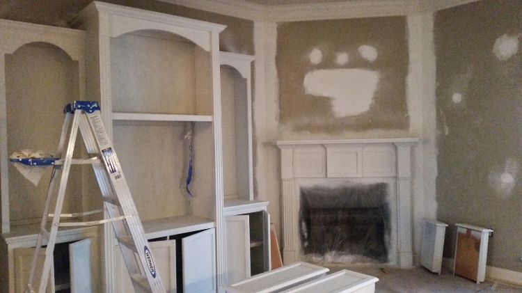 DURING Interior Painting