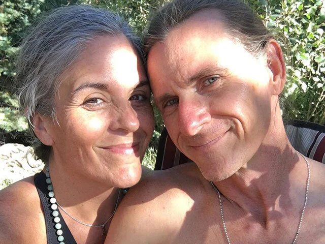 Dave and Stacy Dockins - "#vanlife #yogateacher"