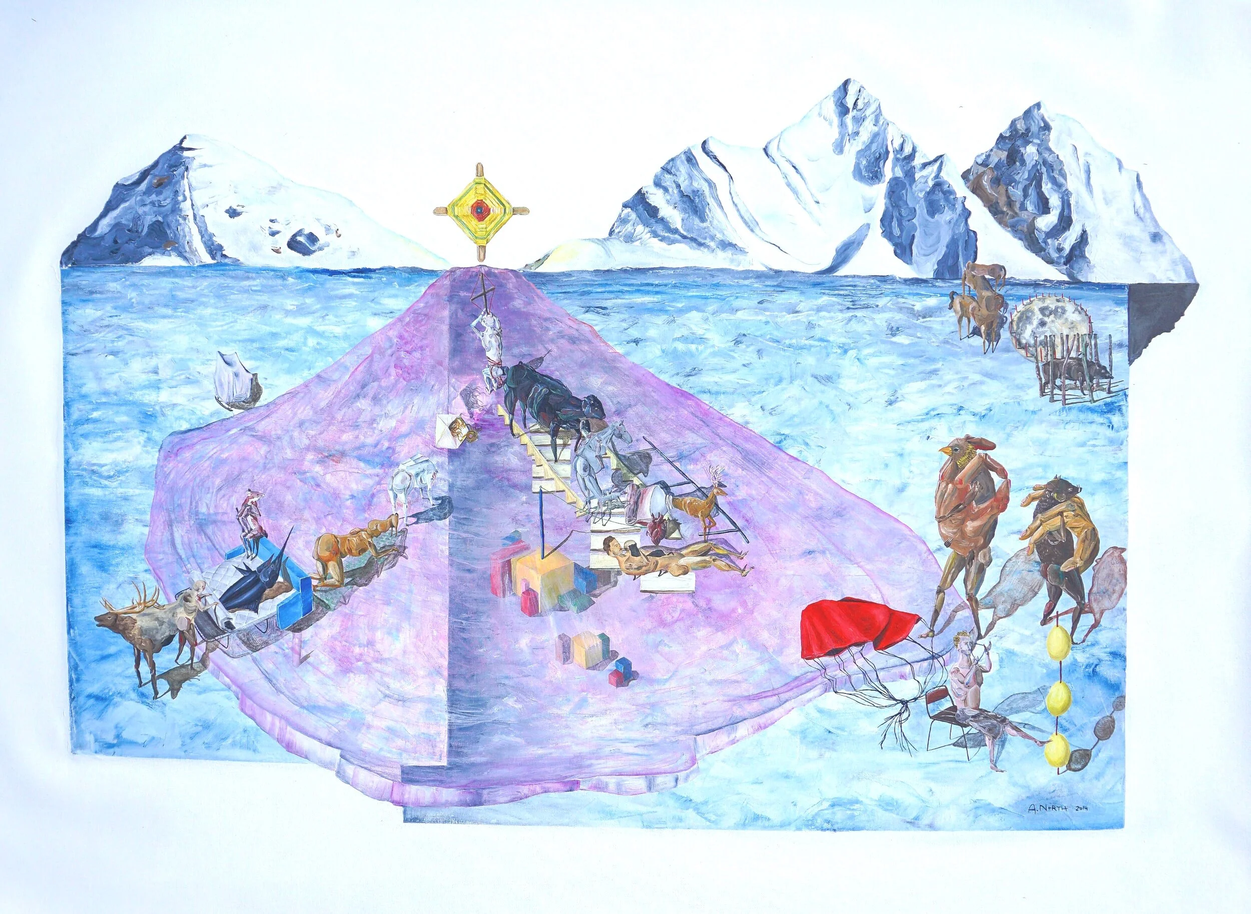 Pink Glacier, God's Eye