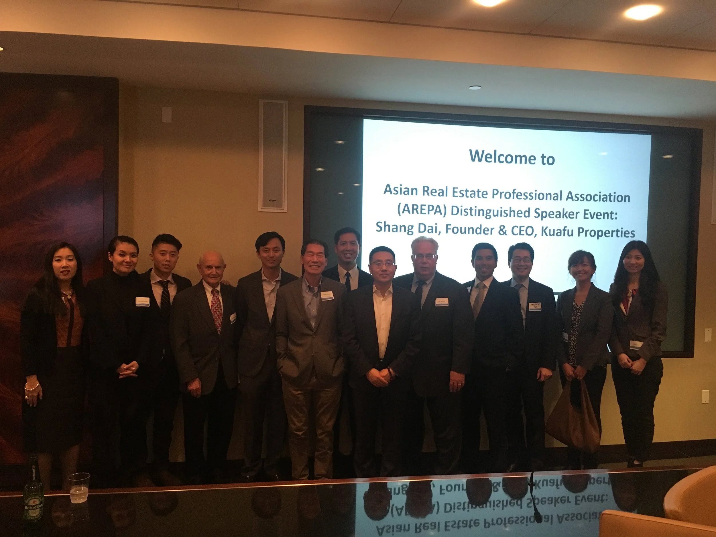 The Asian Real Estate Professional Association (AREPA) hosted its 6th distinguished speaker event on Thursday December 1, 2016 at the Law offices of Herrick, Feinstein LLP.