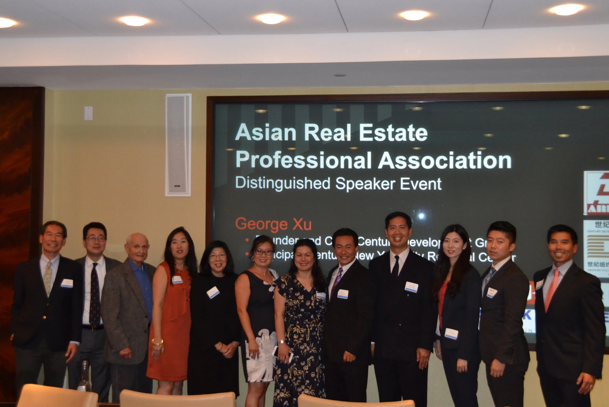 The Asian Real Estate Professional Association (AREPA) hosted its 8th distinguished speaker event on Tuesday Sept 19, 2017 at the Law offices of Herrick, Feinstein LLP