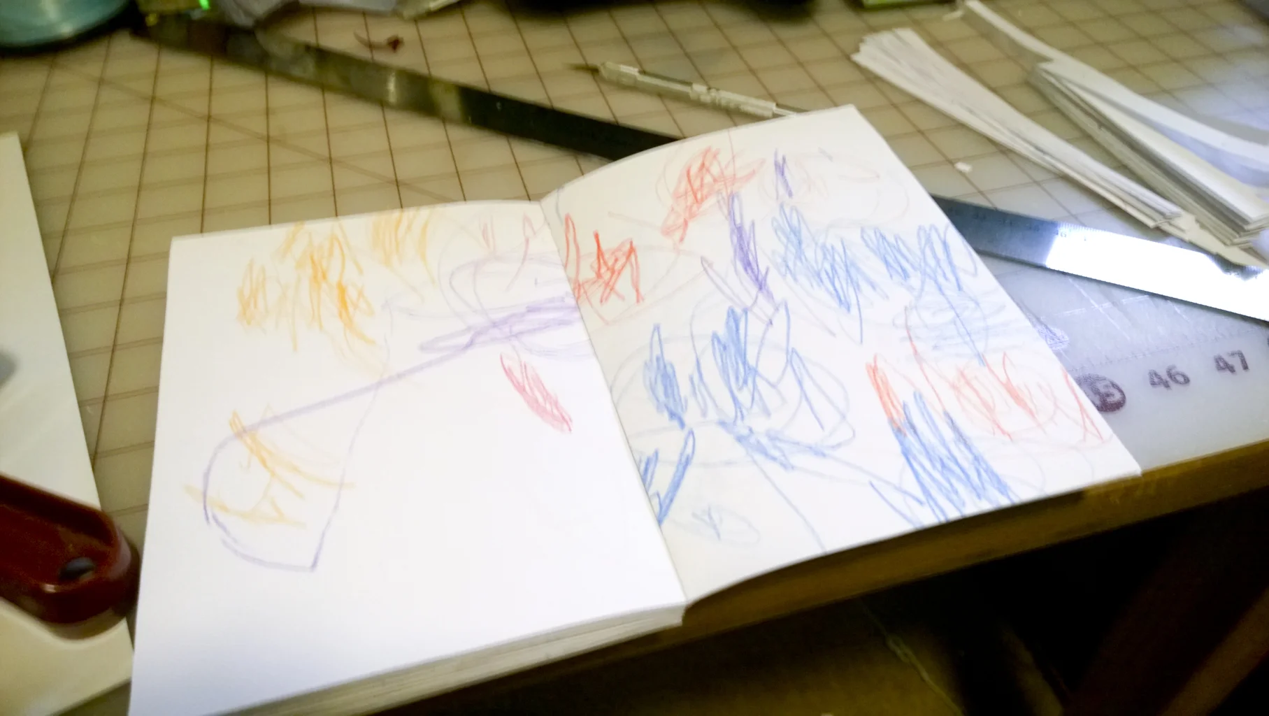 one of the views of the most busy pages, I like how the joining pages make for interesting compositions :)