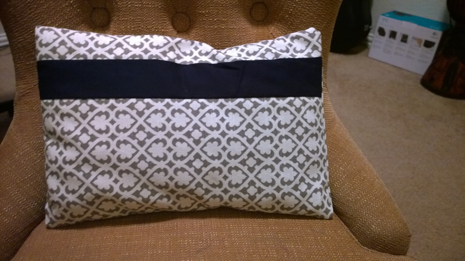 Small decorative pillow, to match the big pillows in the front...