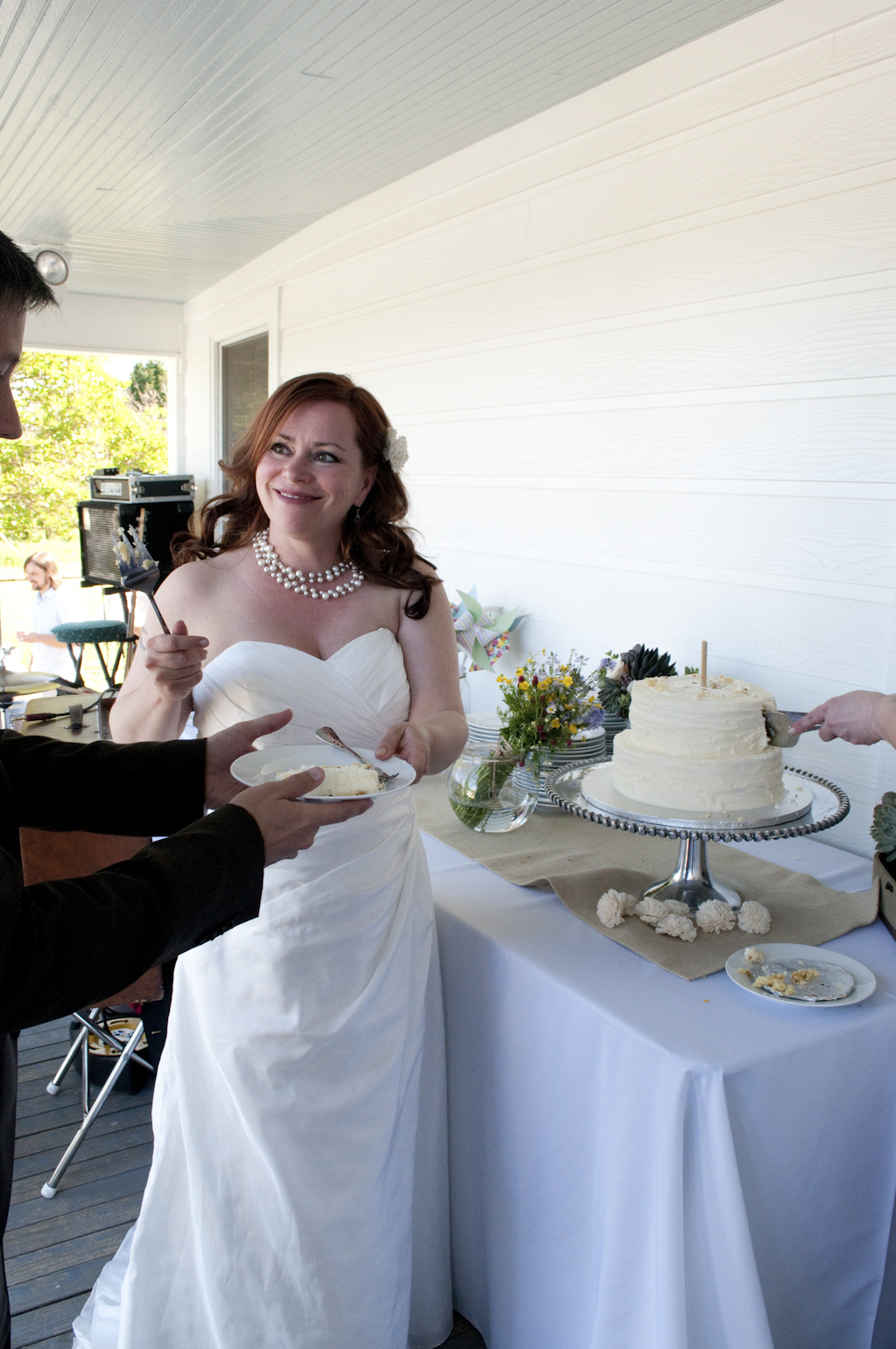 loved that she wanted to serve all the guests!