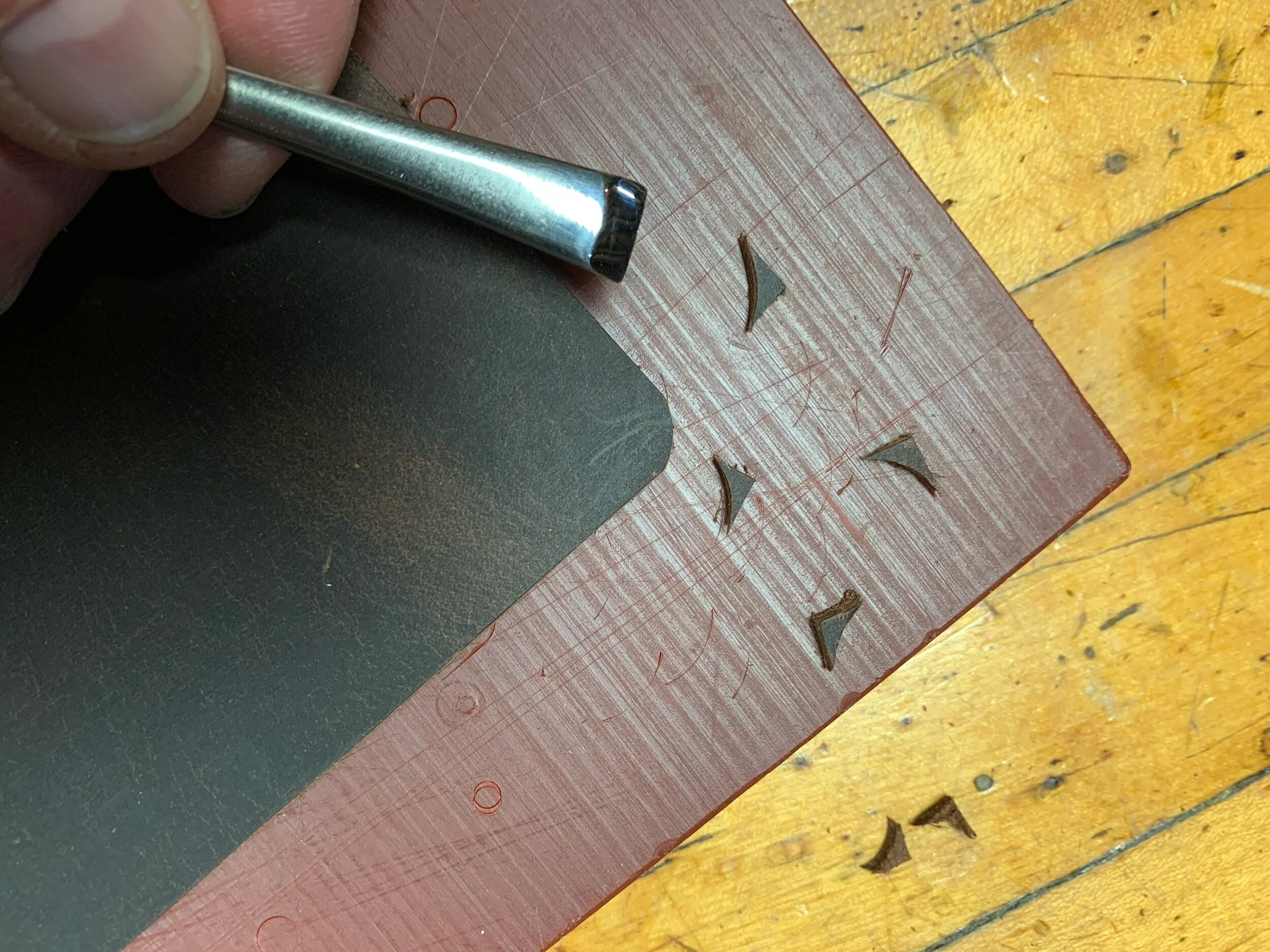 Shaving brush, shaving brush roll, leather, Captain's Choice, shaving gear