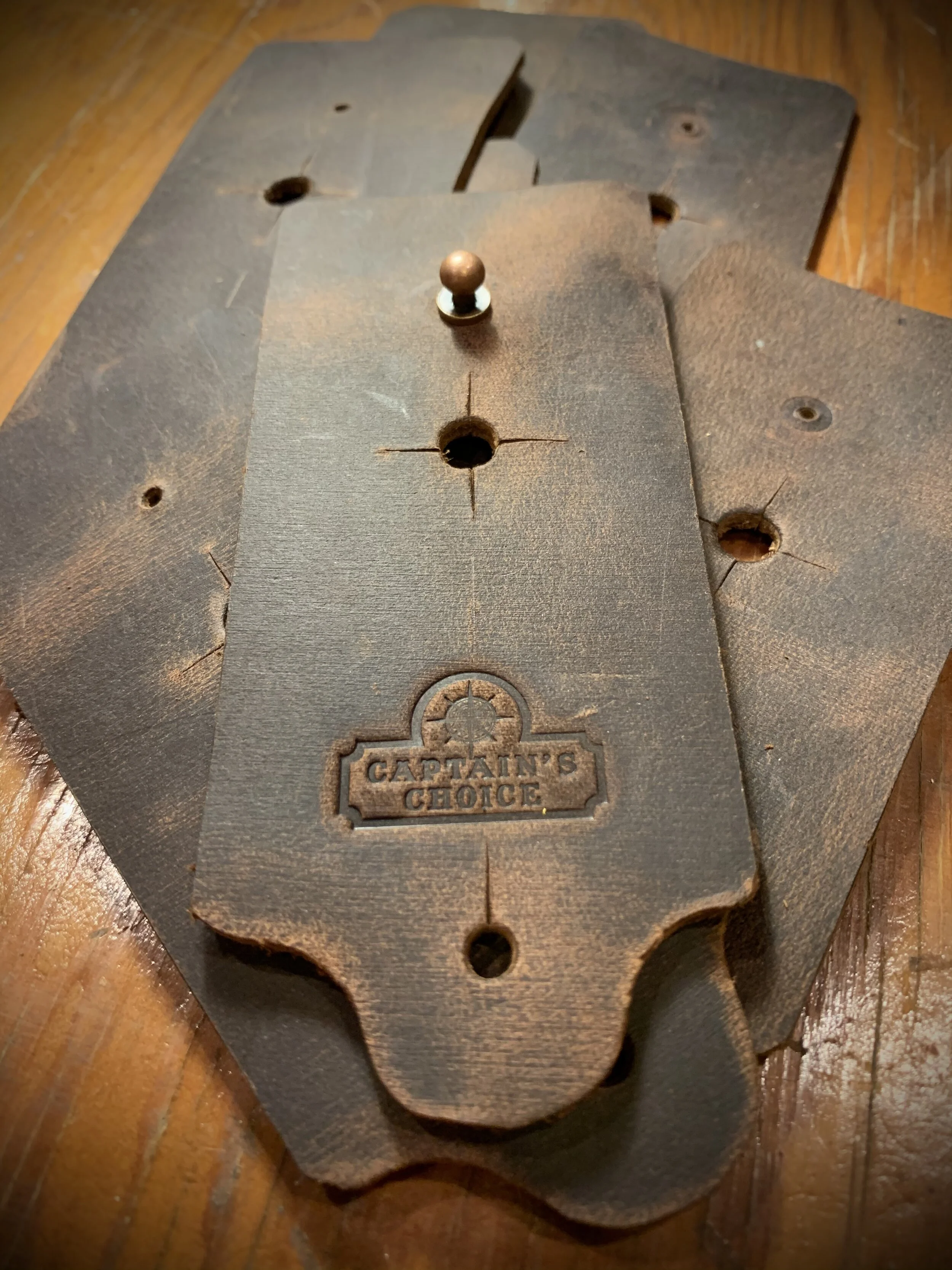 Razor Jacket, Razor Cover, Leather protect razor, travel razor, Captain's Choice, shaving gear