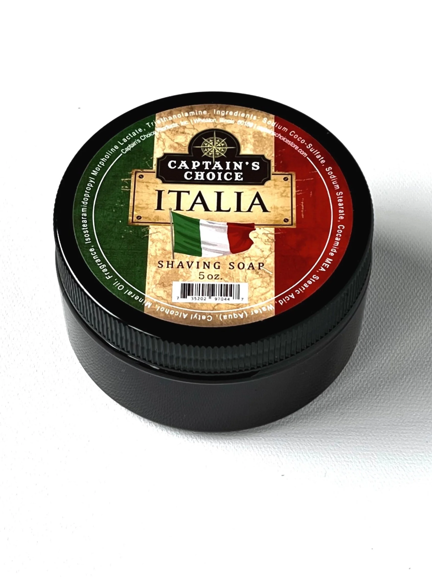 Captain’s Choice, shaving soap, almond, upscale shaving soap, Best shaving soap, slick shaving soap, popular shaving soap, groomsman gifts, Italia shaving soap, Italia