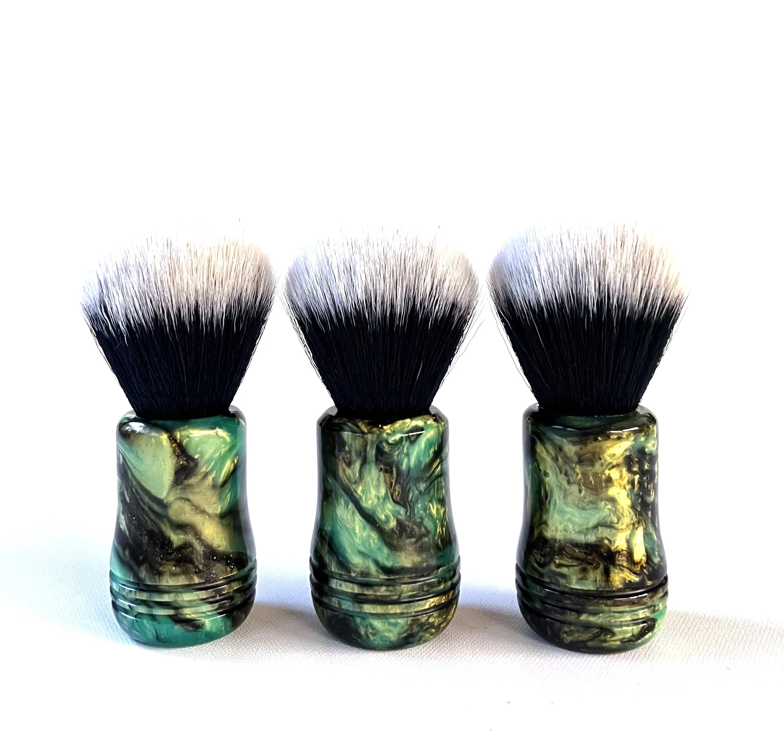 Captains Choice, Shave brush, Best shaving brush,  Smooth shaving brush, Green shaving brush,  Soft shave brush,