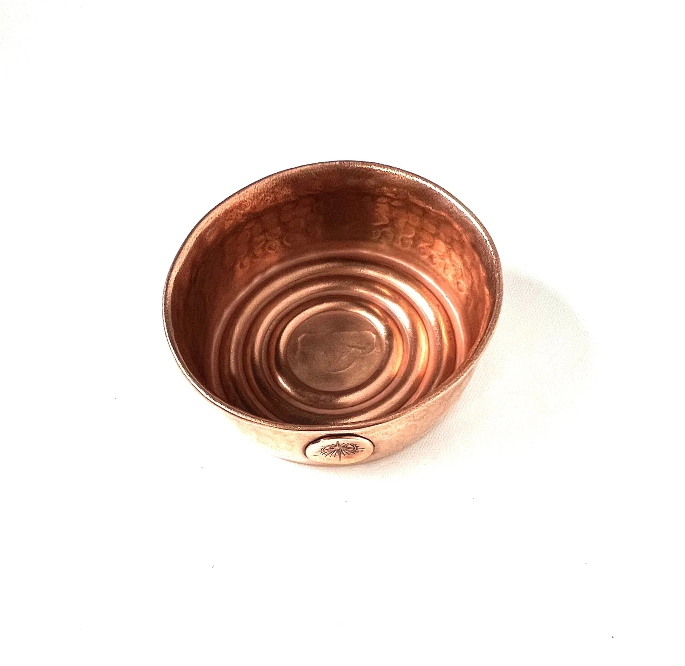 Captain's Choice, lather bowl, copper lather bowl, shaving bowl, wet shaving bowl, polished shaving bowl, shiny shaving bowl, best shaving bowl, best lather bowl