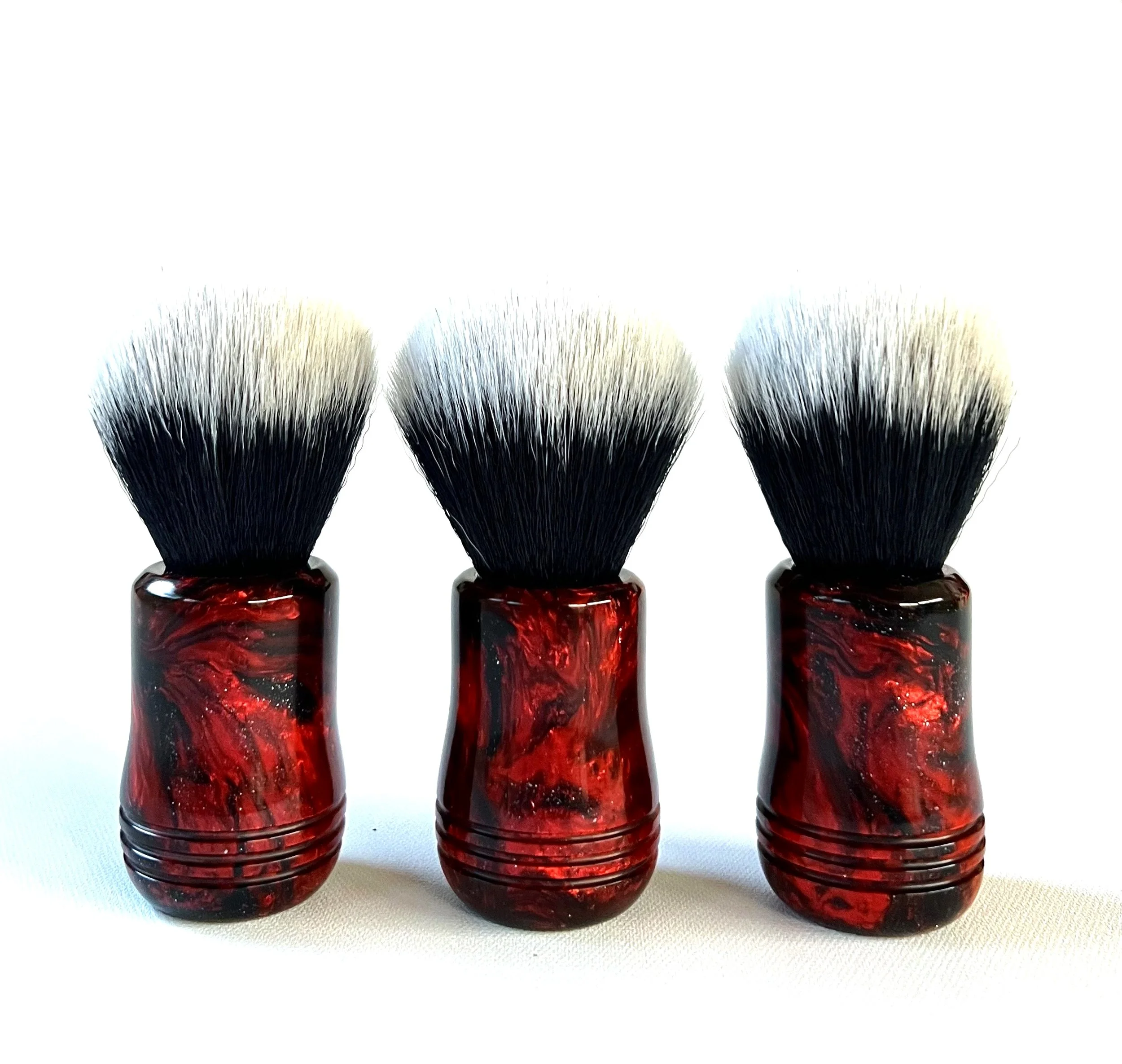 Captains Choice, Shave brush, Best shaving brush, Unique shave brush,  Smooth shaving brush, Red shaving brush,  Soft shave brush,
