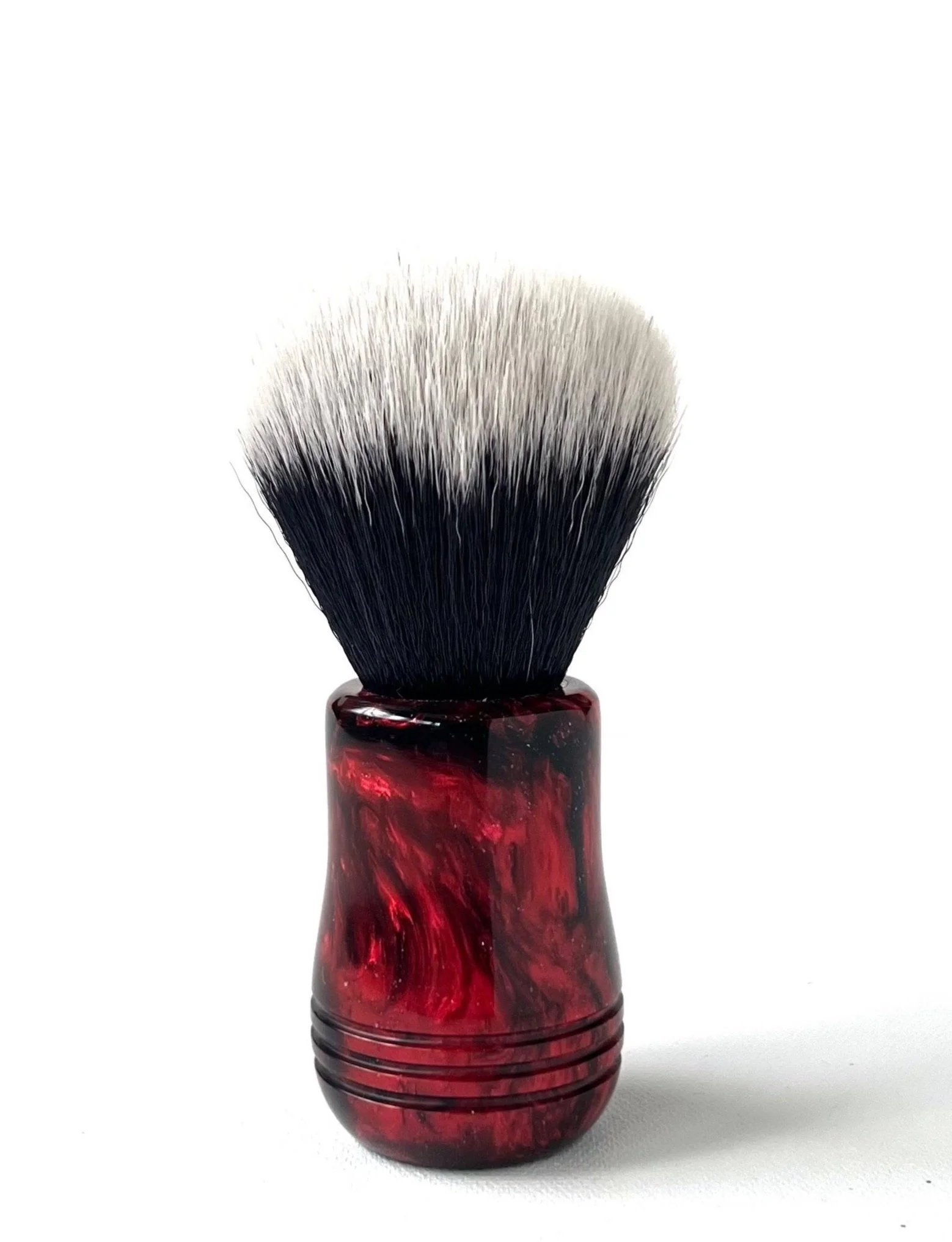 Captains Choice, Shave brush, Best shaving brush, Unique shave brush,  Smooth shaving brush, Red shaving brush,  Soft shave brush,