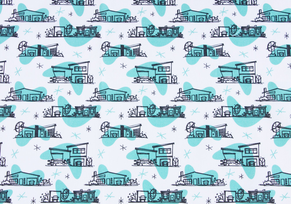 Retro Ranch in Aqua