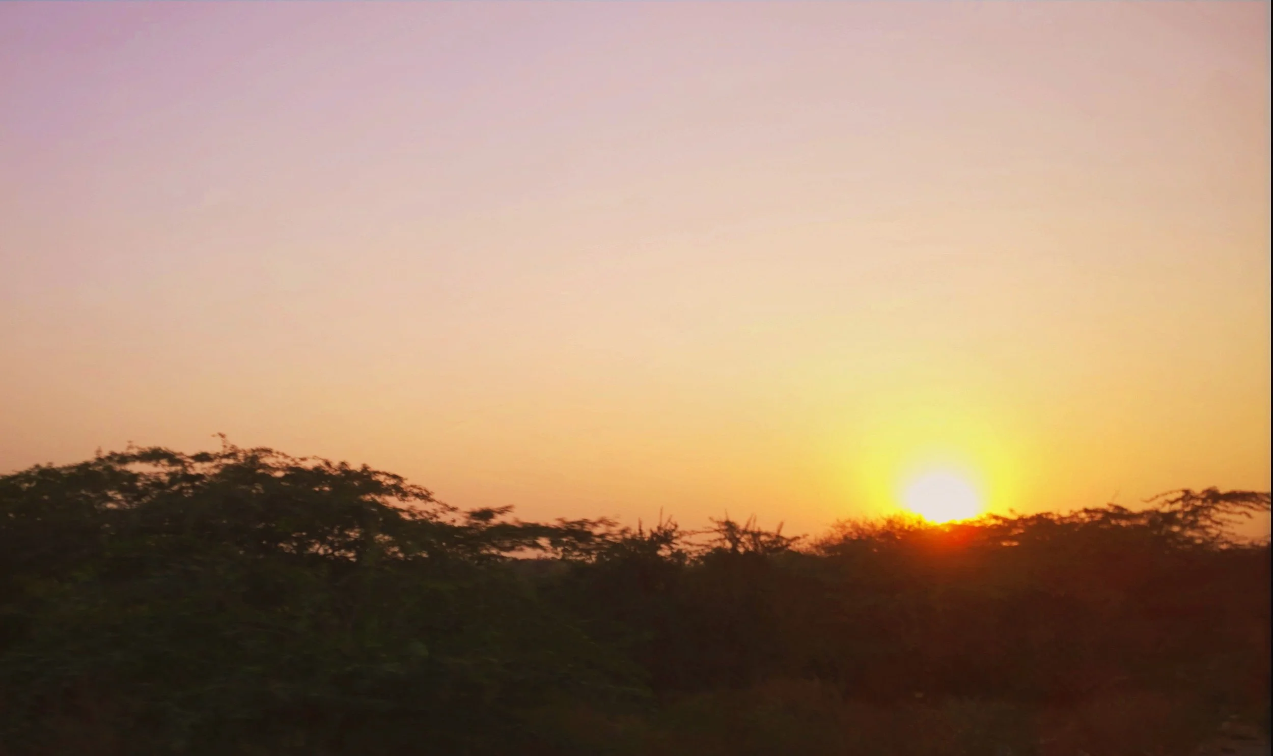 Delhi, India Sunset