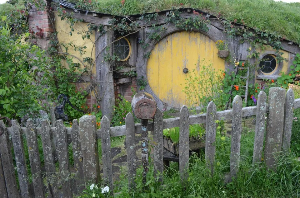 Hobbiton movie set, New Zealand.