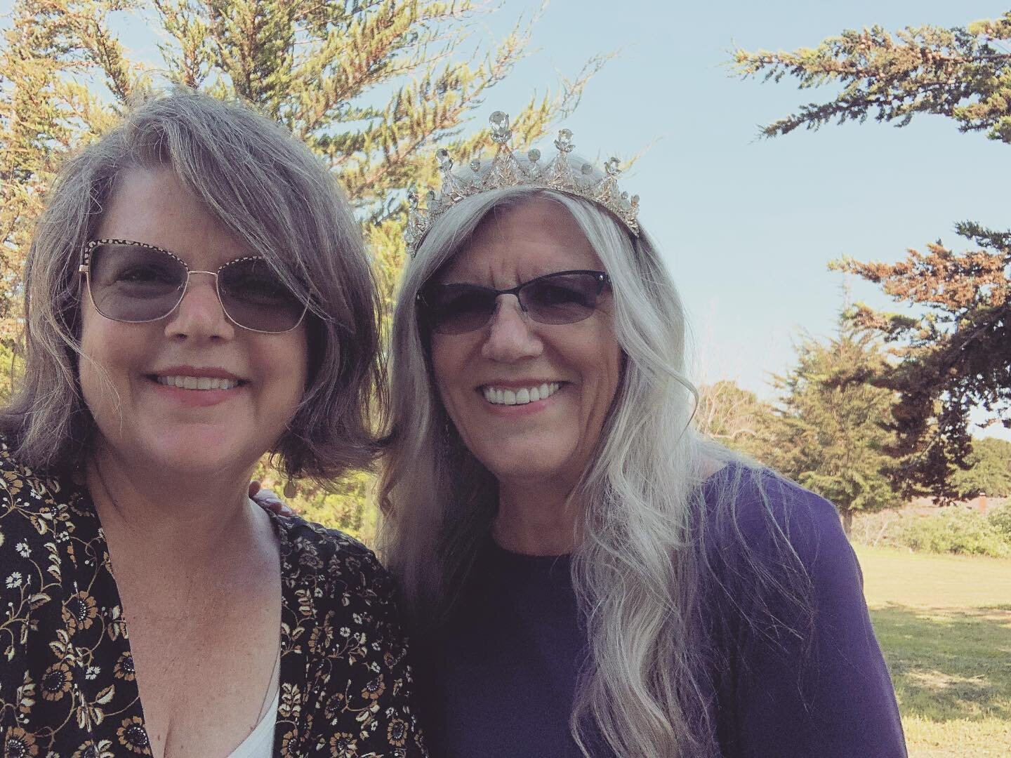 Out and about with @catherine.stone.923 for a casual Mother&rsquo;s Day in the sun (in my lent tiara) of chit chat, nosh, and fancy feet plus bonus pics from last Thursday dinner for her birthday with Marvin as well in MB. Raising a glass to you madr