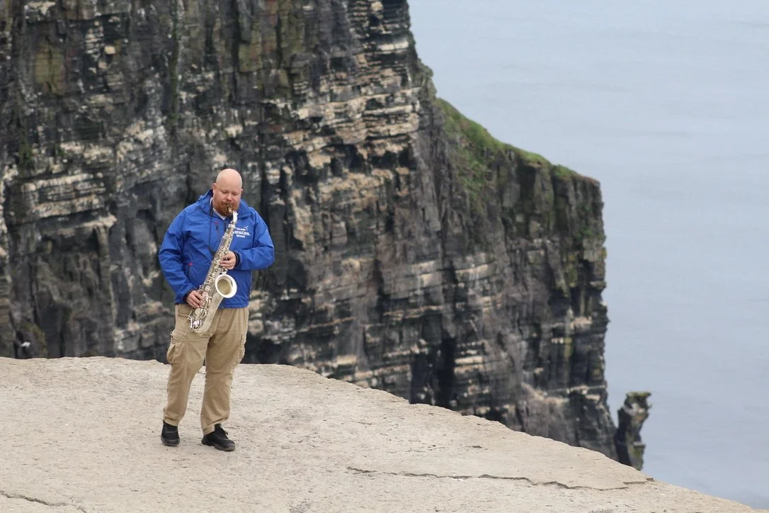 Matt Parker at the Cliffs of Moher, Ireland
