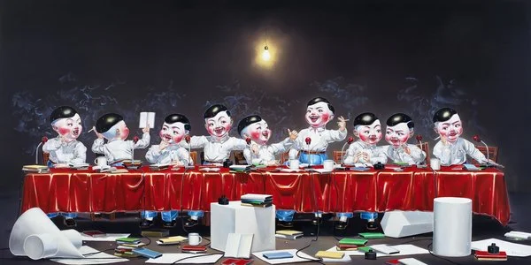 《关于一个经典的讨论No.4》，中国艺术家黄引创作。