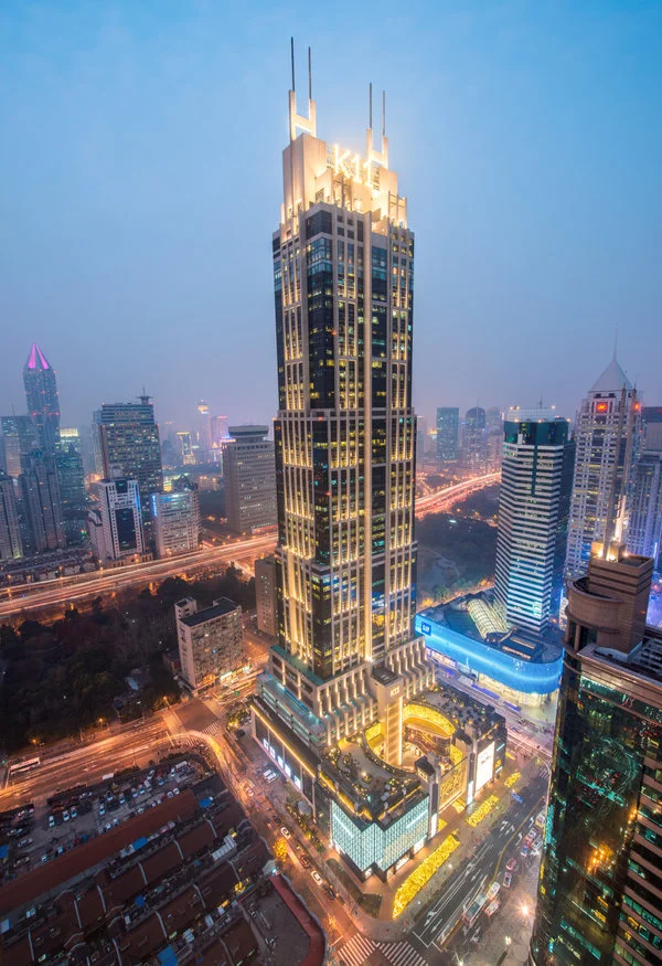 上海K11购物艺术中心所在的大楼。