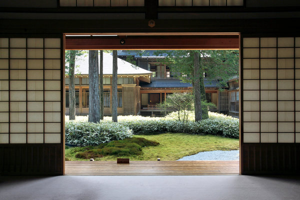 日光田母沢御用邸的花园。