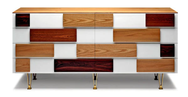 由吉奥·庞帝设计的一款五斗柜，在Molteni &amp; C商店售价14478美元