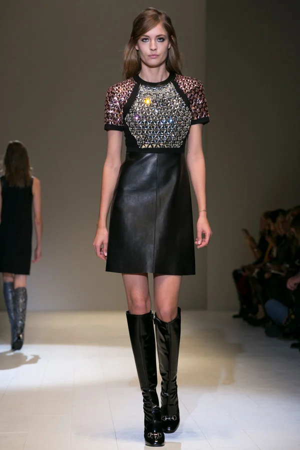 Gucci 2014秋冬，米兰时装周。